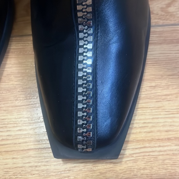 HEELED ANKLE BOOTS WITH FRONT ZIPPERS - Picture 6 of 7